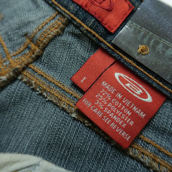 Bongo Let Me B Straight Fit Stretch Jeans Size 1 / Waist 25 - Picture 8 of 9